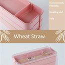 3 Layer Lunch Box Spoon Fork Dinnerware Bento Box Set Food Storage Microwave UK