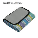 Outdoor Picnic Blanket Rug Waterproof Backing Camping Festival Mat