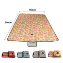 Outdoor Picnic Blanket Rug Waterproof Backing Camping Festival Mat