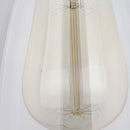 Modern Vintage Industrial Indoor Wall Light Fitting Polished Glass Lounge Lamp