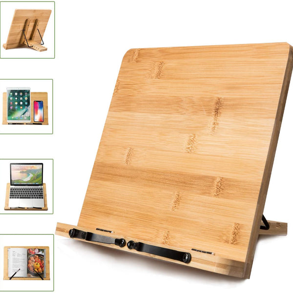 Book Stand Metal Desk Book Holder, Book Holders For Reading Hands Free, Adjustab - View #6