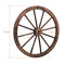 76cm Decorative Wooden Wheels Set of 2