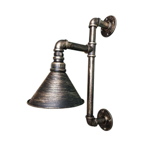 Industrial Wall Pipe Lamp Retro Light Steampunk Vintage Wall lamp Sconce Active