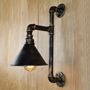 Industrial Wall Pipe Lamp Retro Light Steampunk Vintage Wall lamp Sconce Active