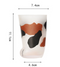 Handmade Cute Cat Paw Cup Matte Glass Mug Children Milk Coffee Drink bottle Foot Cup 300ml, Perfect Gift for Cat Person