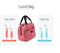 THEYIN Insulated Lunch Bag for Women Men Children Girls Water Resistant Thermal Leak Proof Tote Cooler Bag Box for Work Picnic Travel Beach