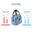 THEYIN Insulated Lunch Bag for Women Men Children Girls Water Resistant Thermal Leak Proof Tote Cooler Bag Box for Work Picnic Travel Beach