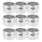 12 Pcs Stainless Steel Magnetic Spice Jar Spice Storage Container Spice Jar Set Pepper Flavoring Spray Tool Kitchen Accessories