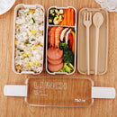 3 Layer Lunch Box Spoon Fork Dinnerware Bento Box Set Food Storage Microwave UK